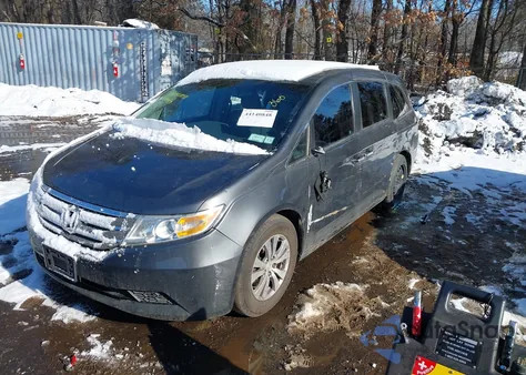 2011 Honda Odyssey Ex-L из США, поврежденный, VIN 5FNRL5H69BB070931